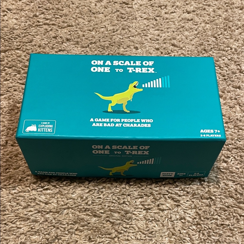 On a Scale of One to T-Rex Party Game